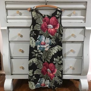 Tommy Bahama 100% Silk Hawaiian Print Dress Sz 8